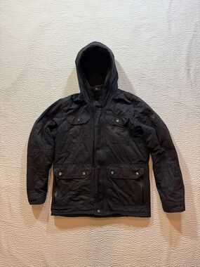 KUHL Jacket Mens Medium Projekt Fleece Lined Dark Gray Full Zip Performance
